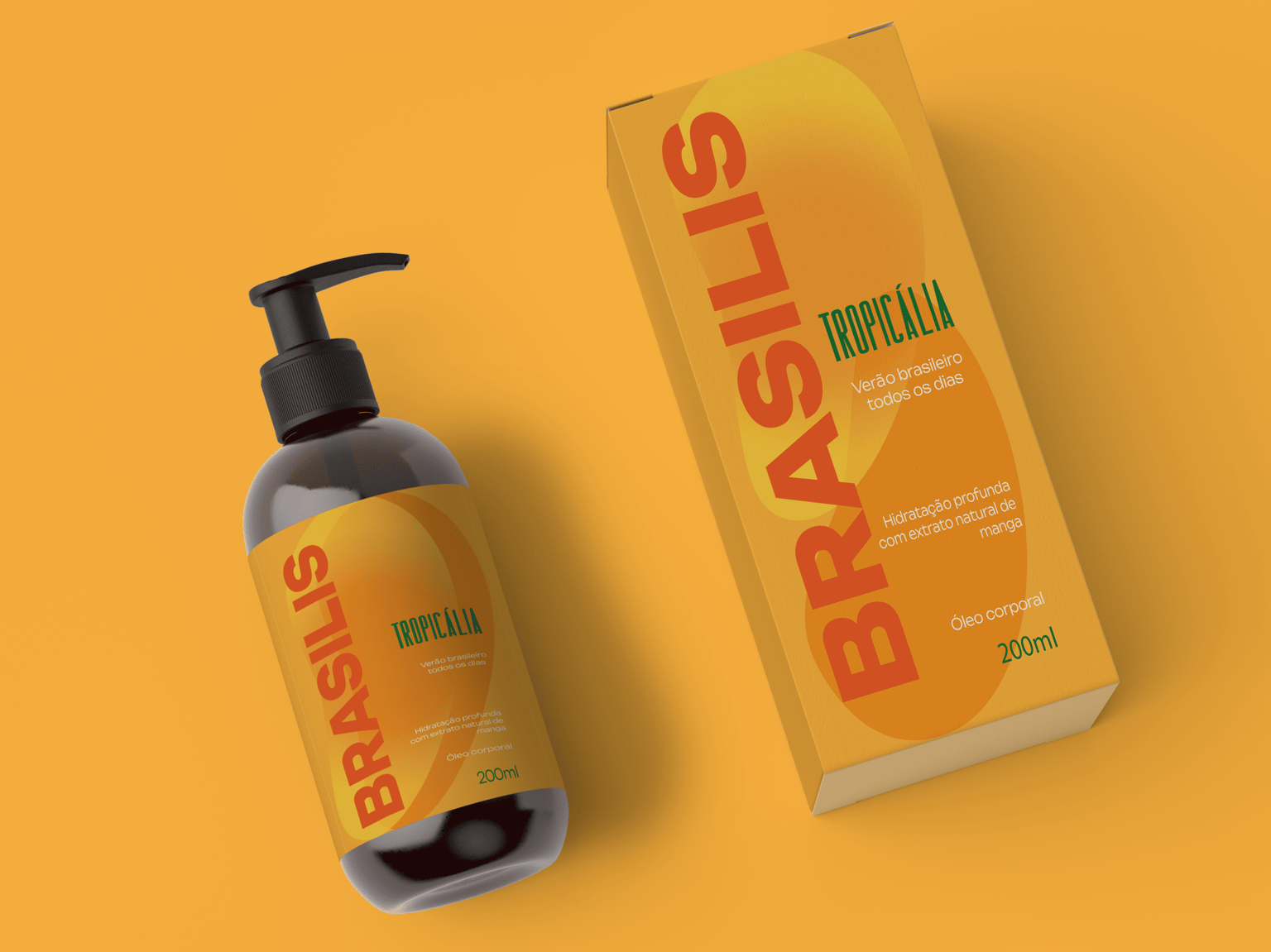 Packaging design- Body oil - image 1 - student project