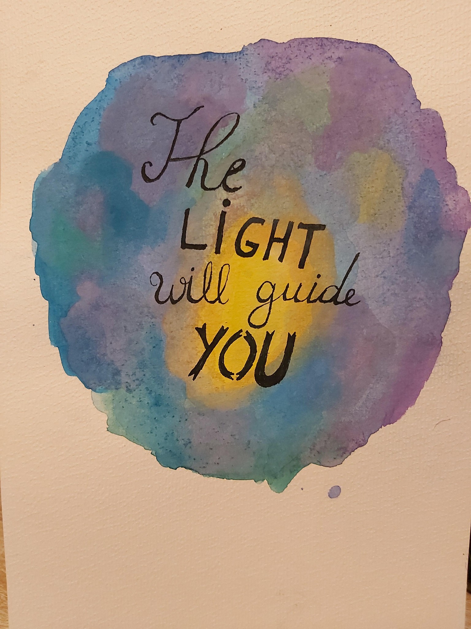 Watercolor galaxy - image 1 - student project