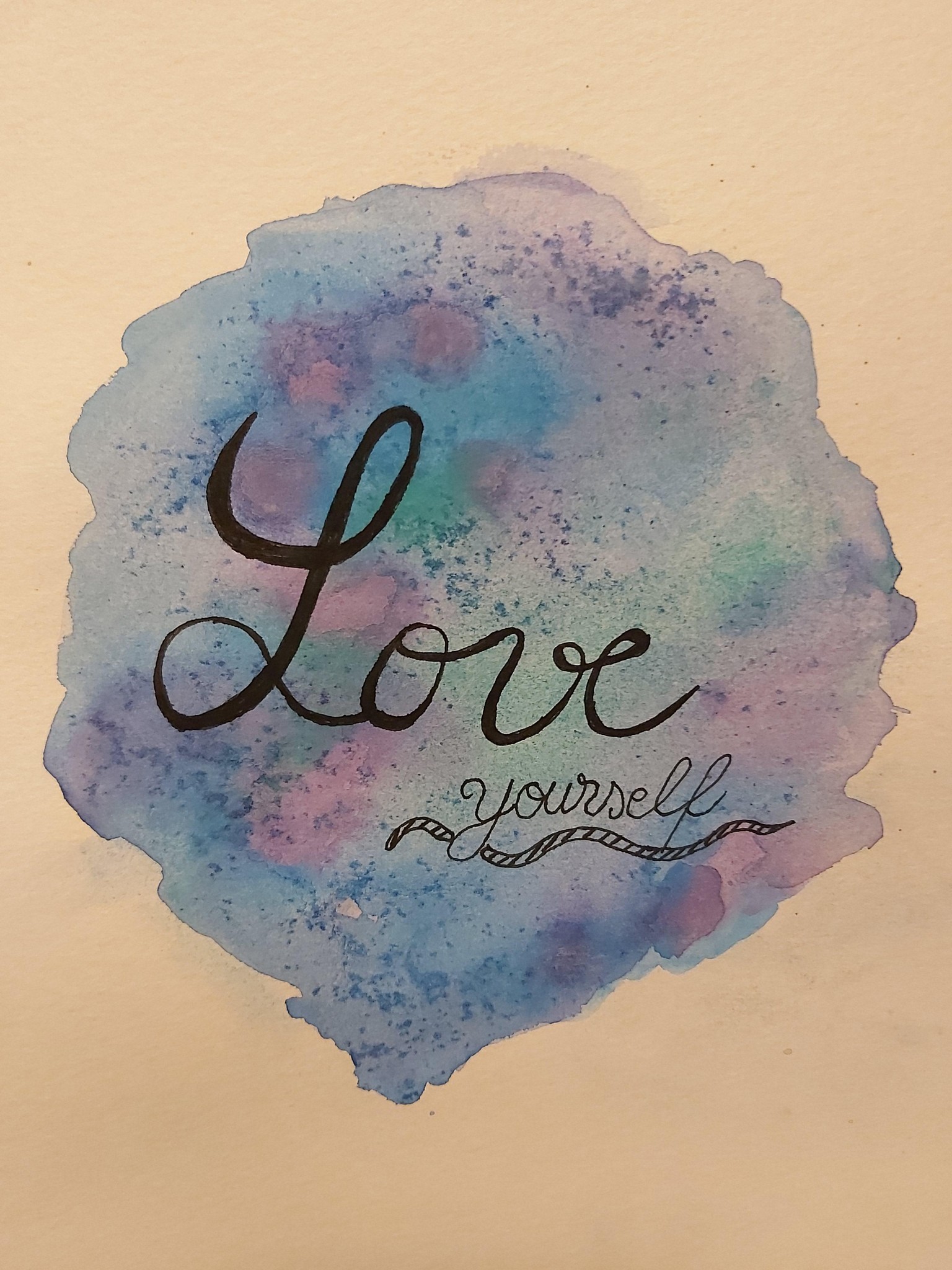Watercolor galaxy - image 2 - student project