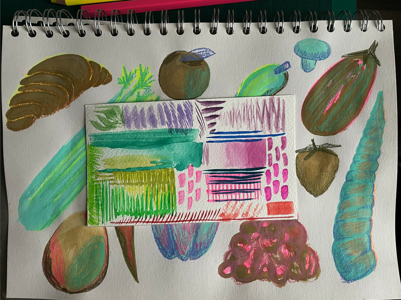 Visually vibrant veg & fruits - image 2 - student project