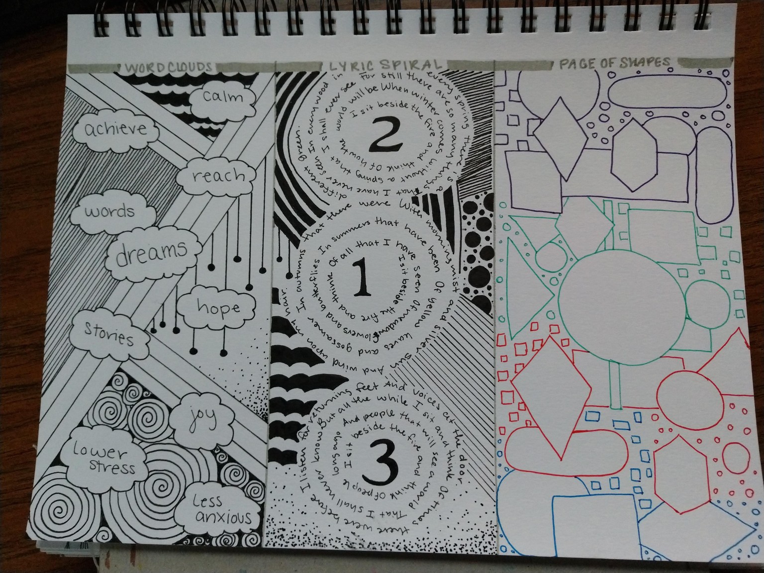 Pattern Doodles and Spring-Toned Drips - image 1 - student project