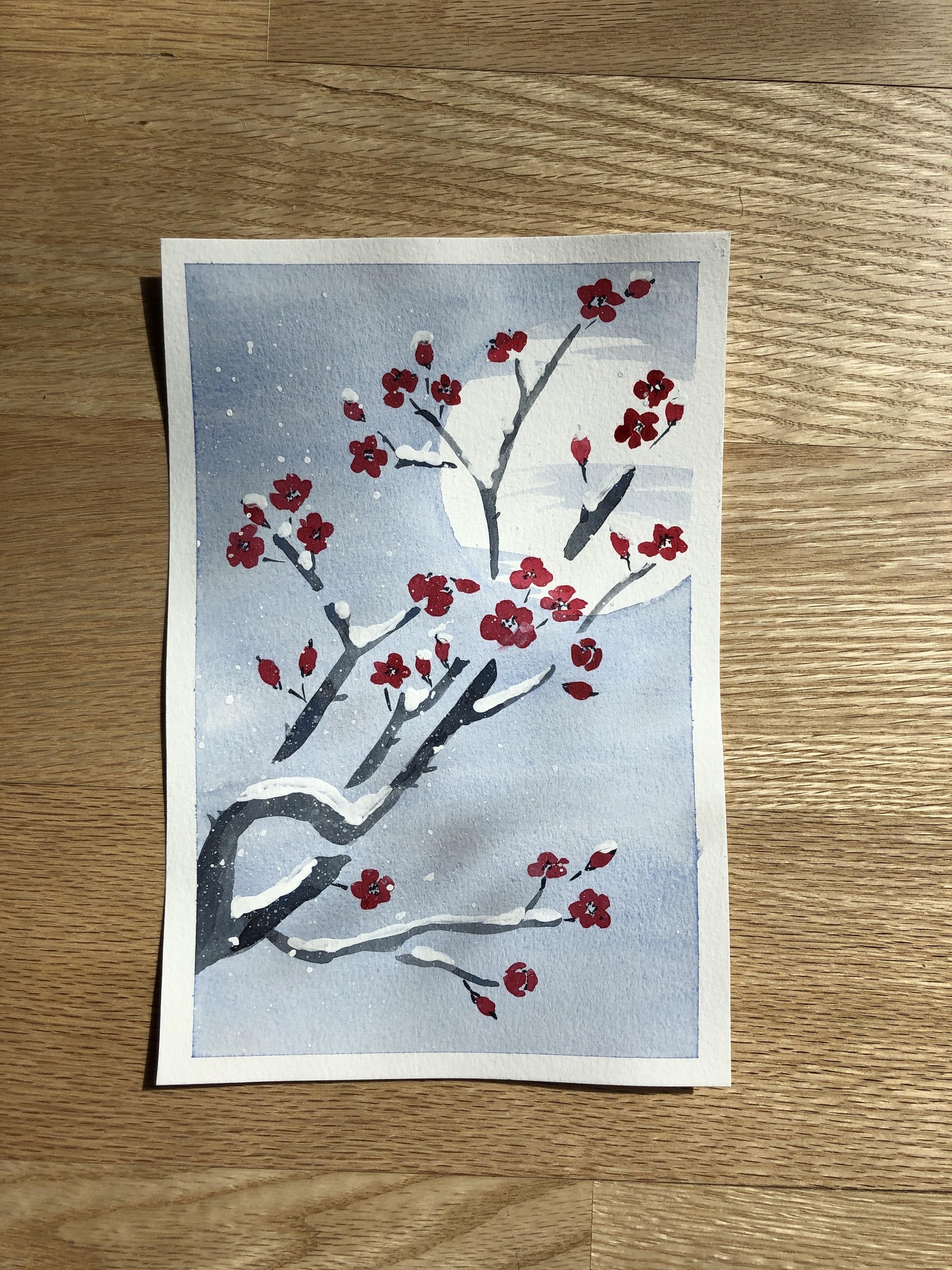 Plum blossoms and snow - image 1 - student project