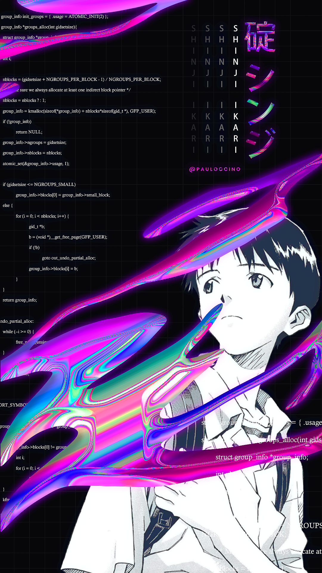 Ikari Shinji - Chrome - image 1 - student project