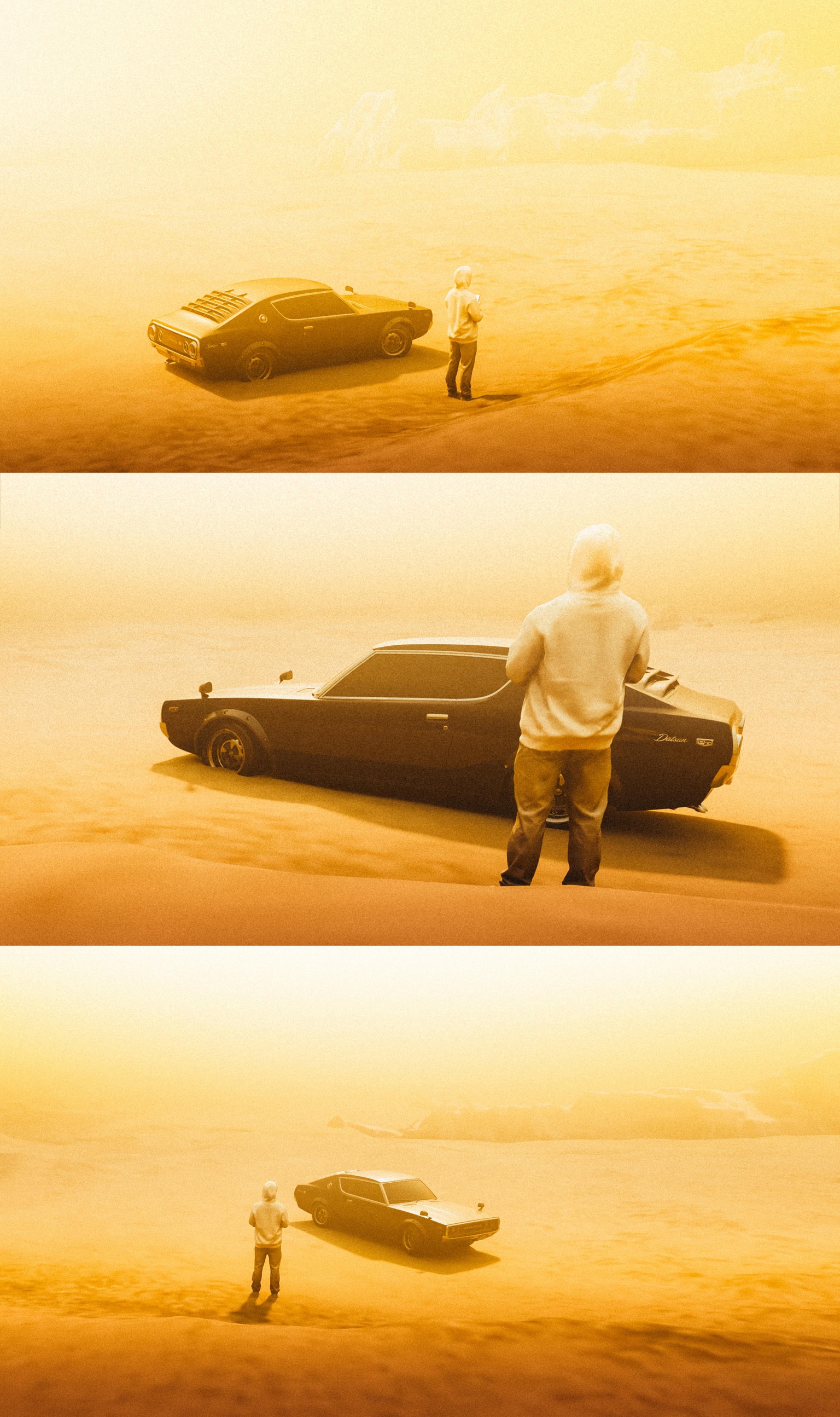 Alone in desert - image 1 - student project