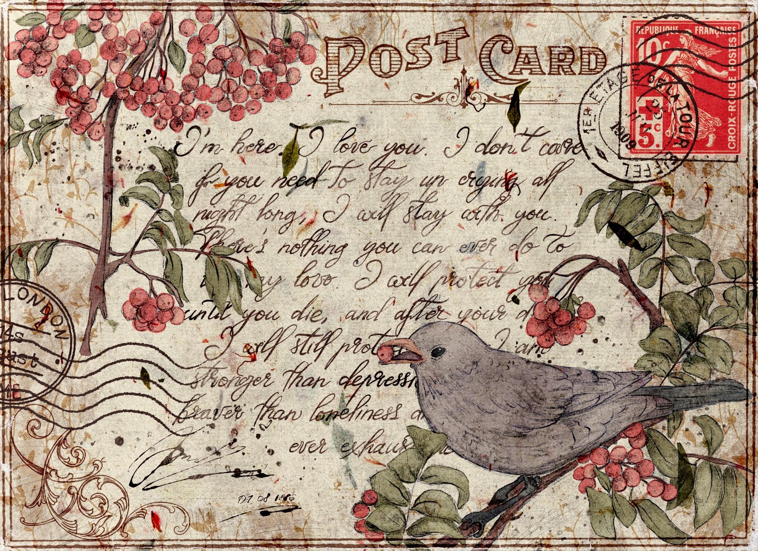 Vintage Postcard - image 1 - student project