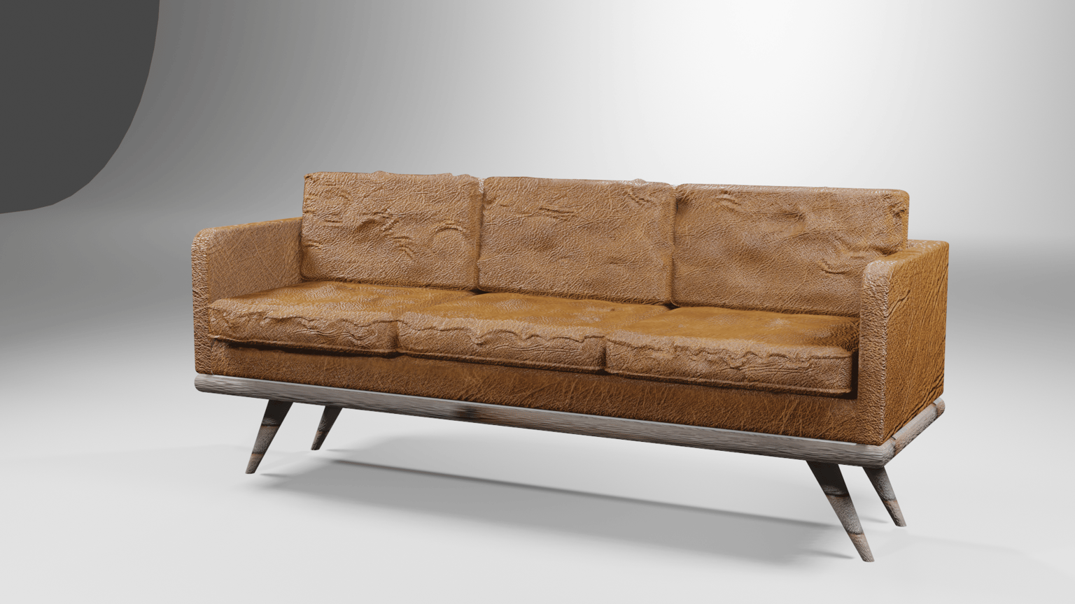 Leather couch - image 1 - student project