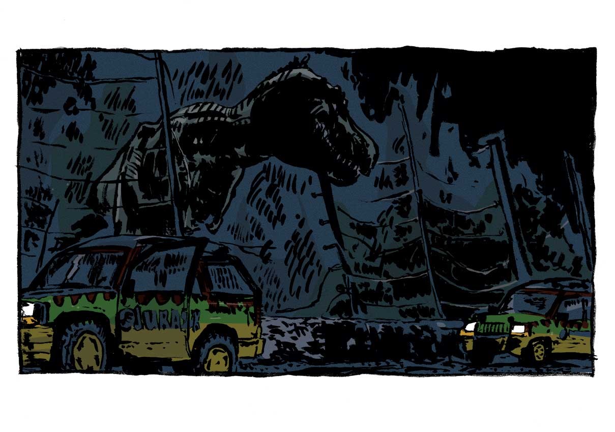 Jurassic Panel - image 1 - student project