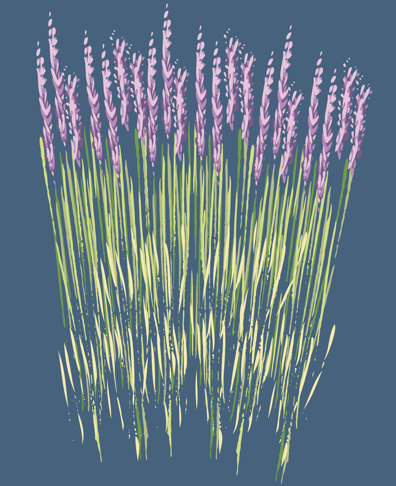 Painted texture- French lavendar - image 1 - student project