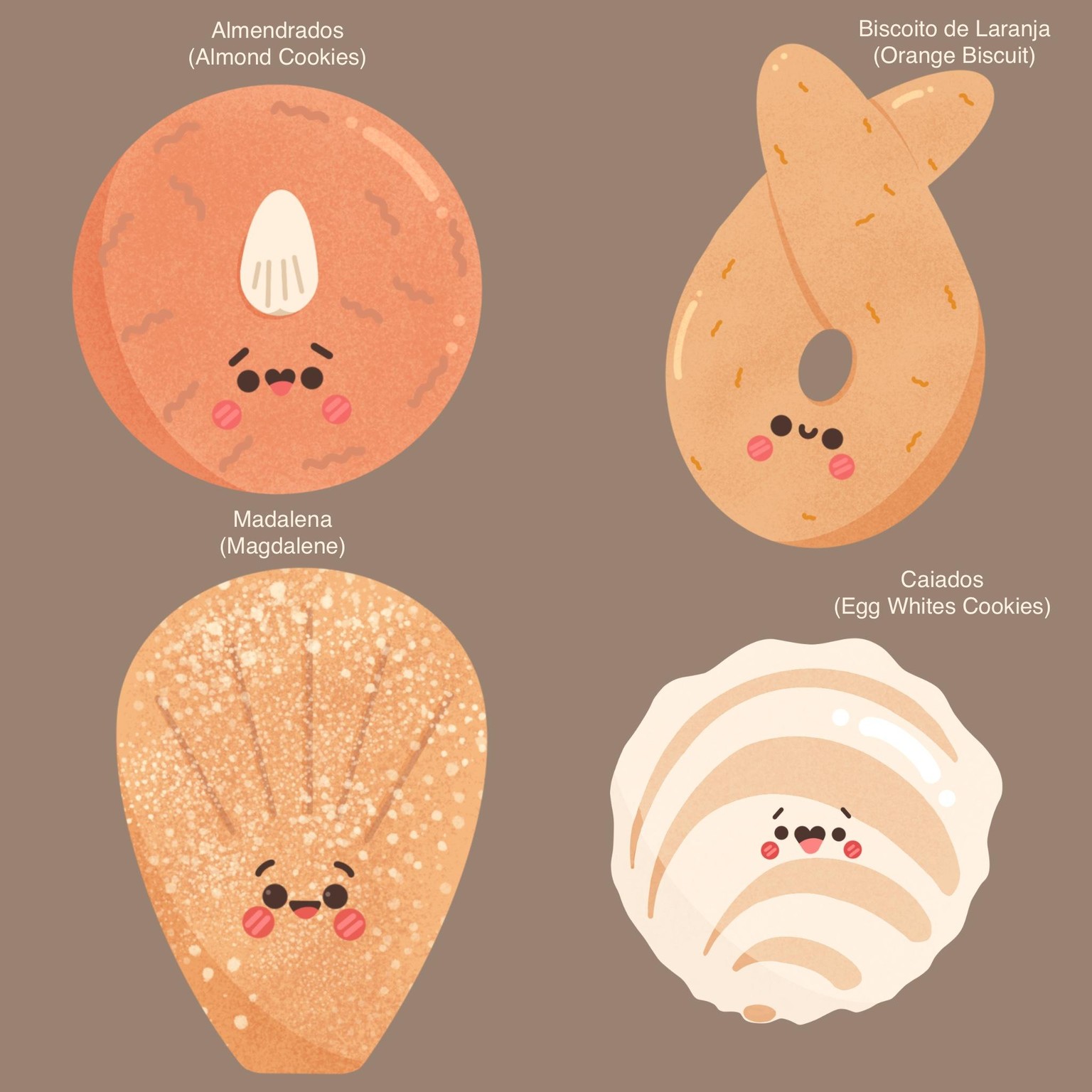 Cute Portuguese Cookies - image 1 - student project