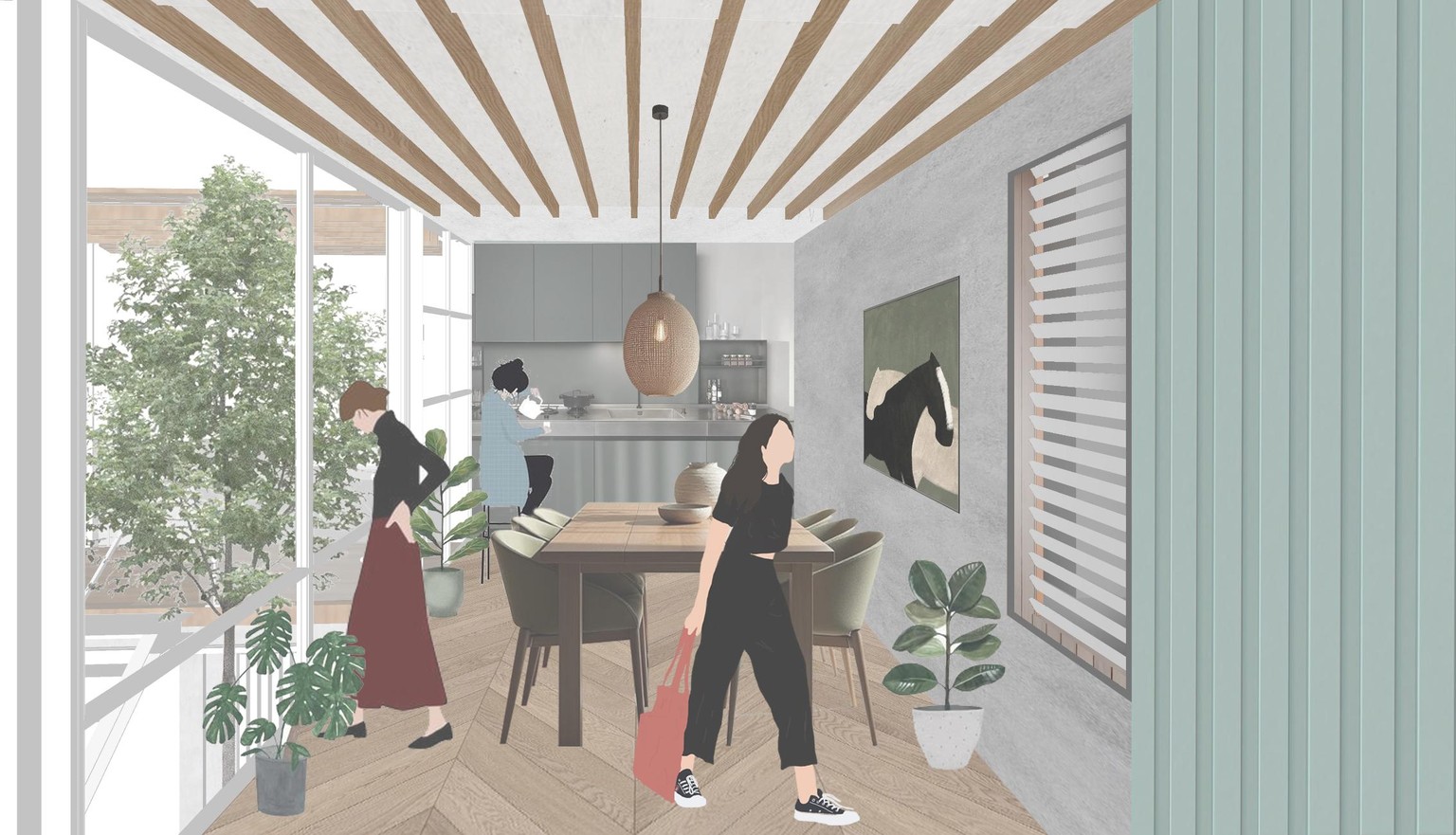 Architectural collage - image 1 - student project