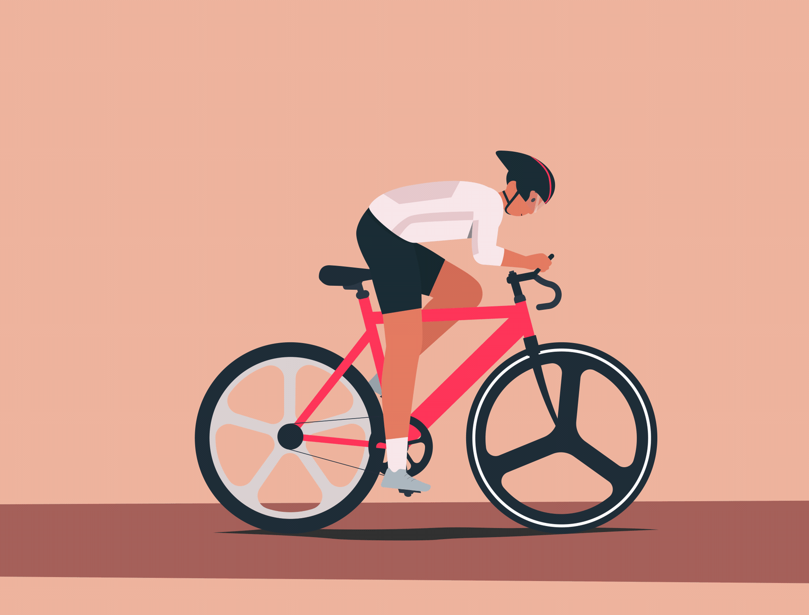 Cyclist Animation - image 1 - student project