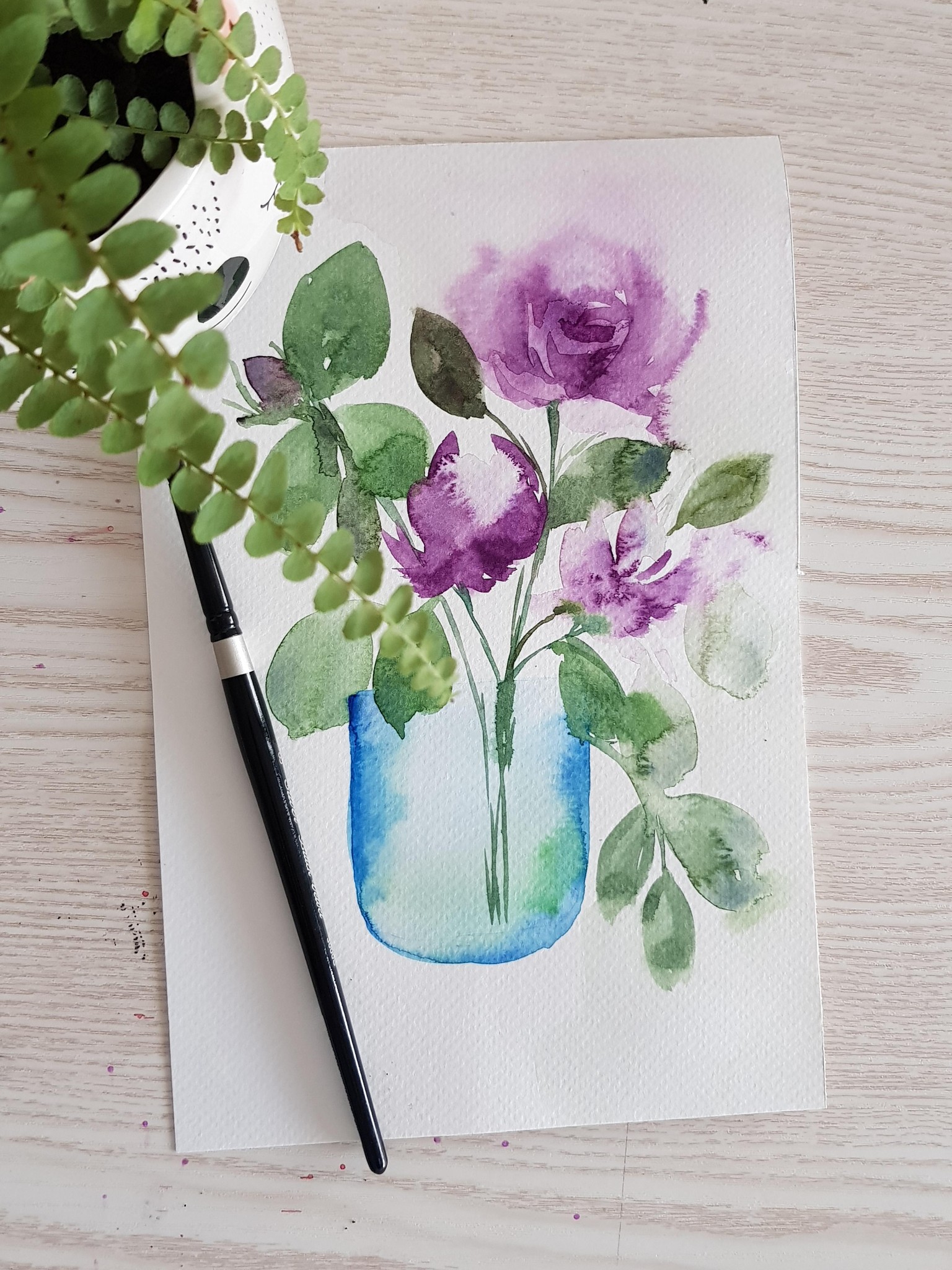 loose watercolor - image 2 - student project