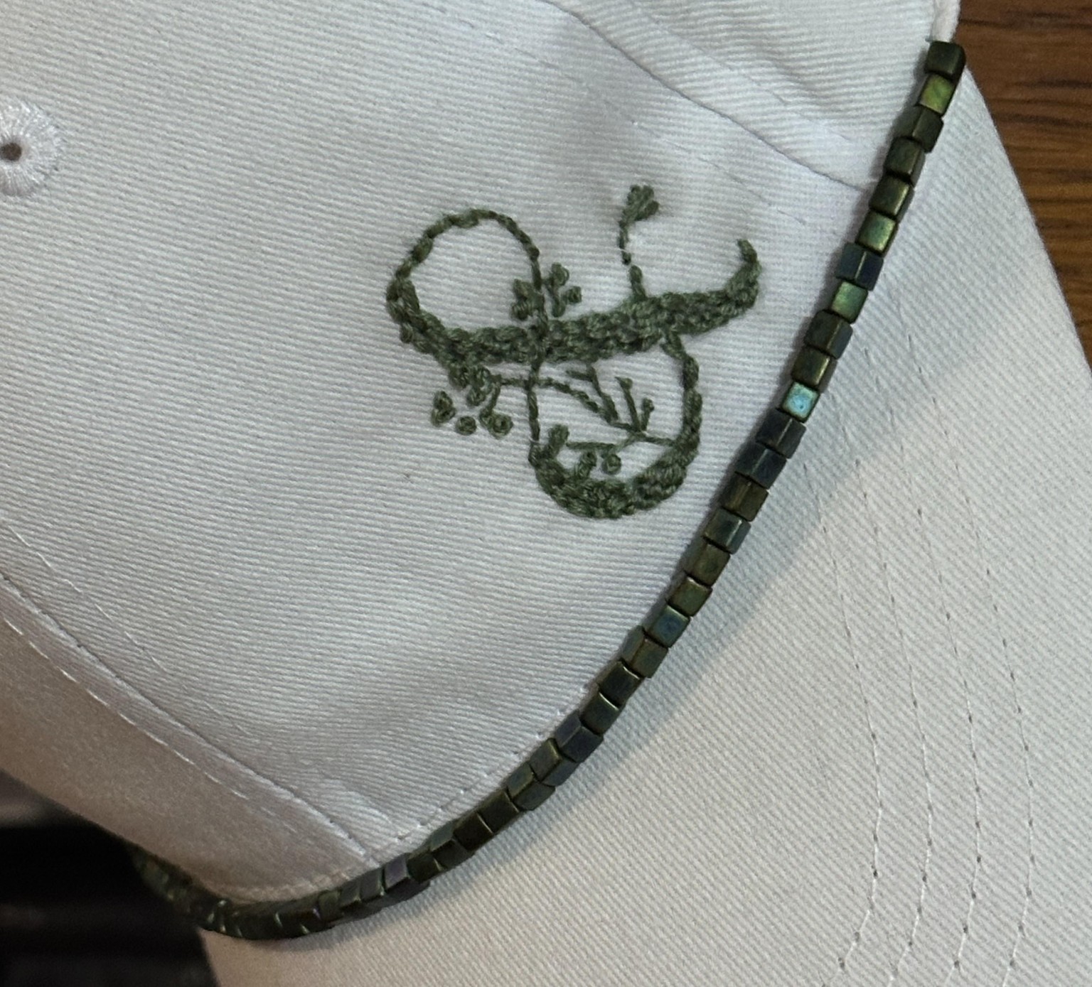 Embroidered and Embellished Hat - image 1 - student project
