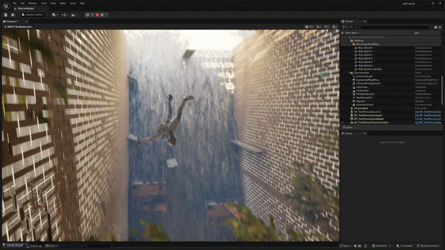 Mountainside Platformer - image 1 - student project