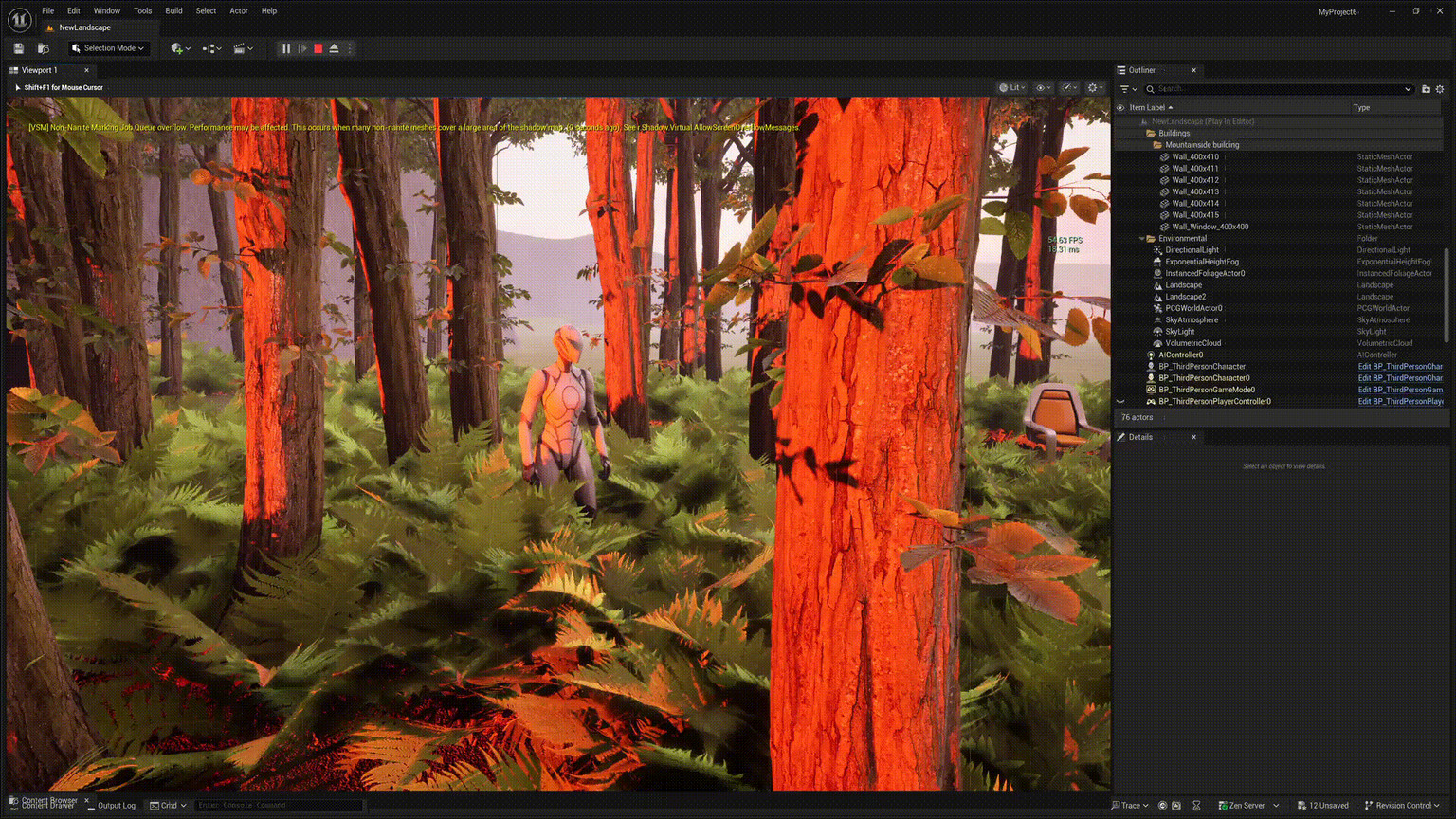 Mountainside Platformer - image 4 - student project