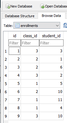 School Database - image 3 - student project