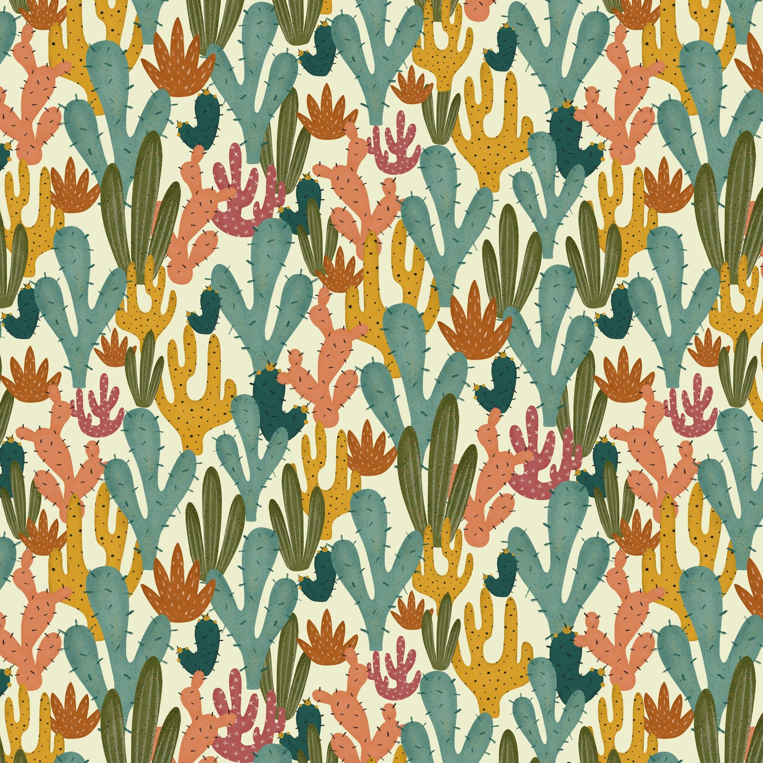 Cactus Pattern - image 1 - student project
