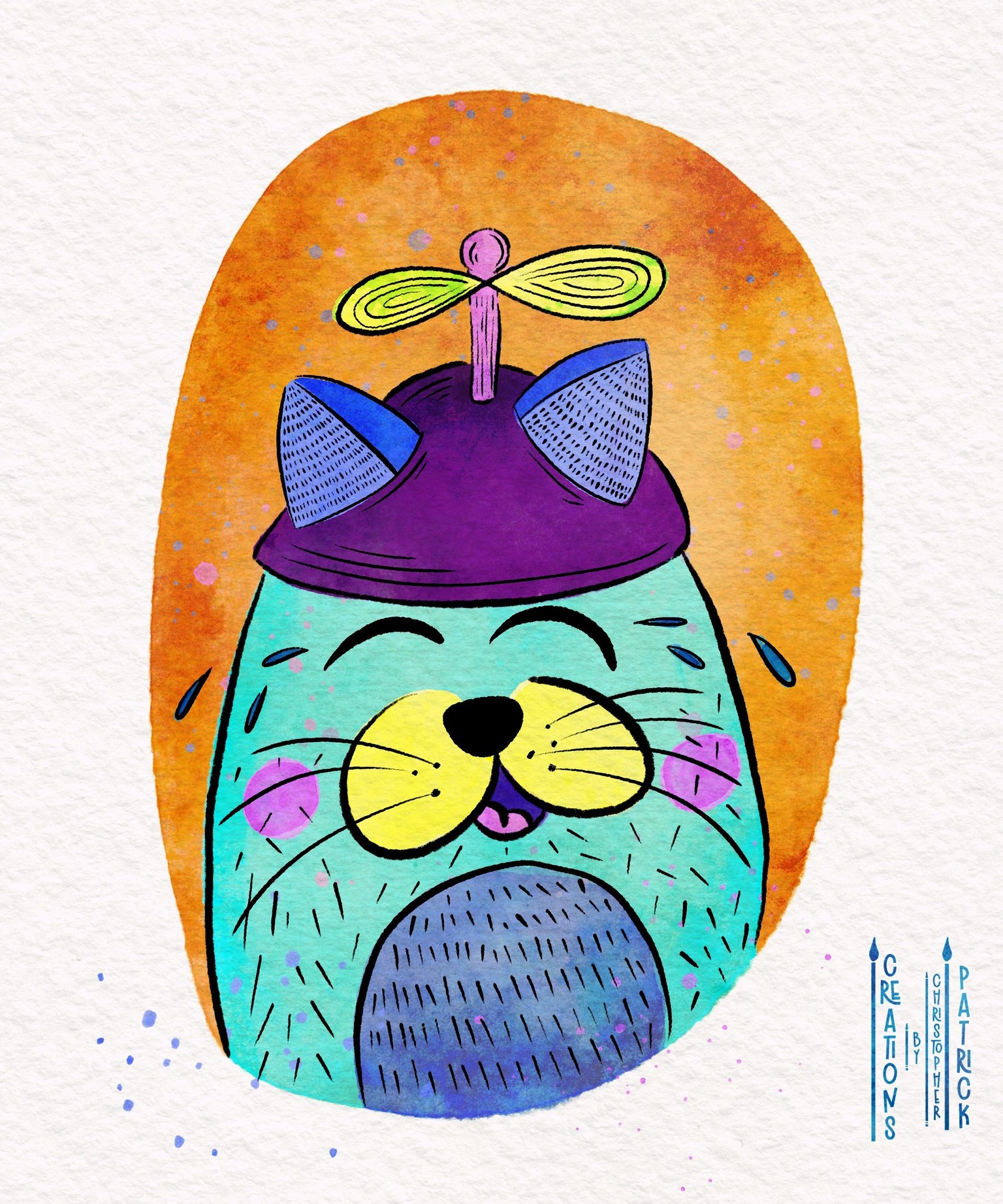 Cute Animal Illustrations - image 3 - student project
