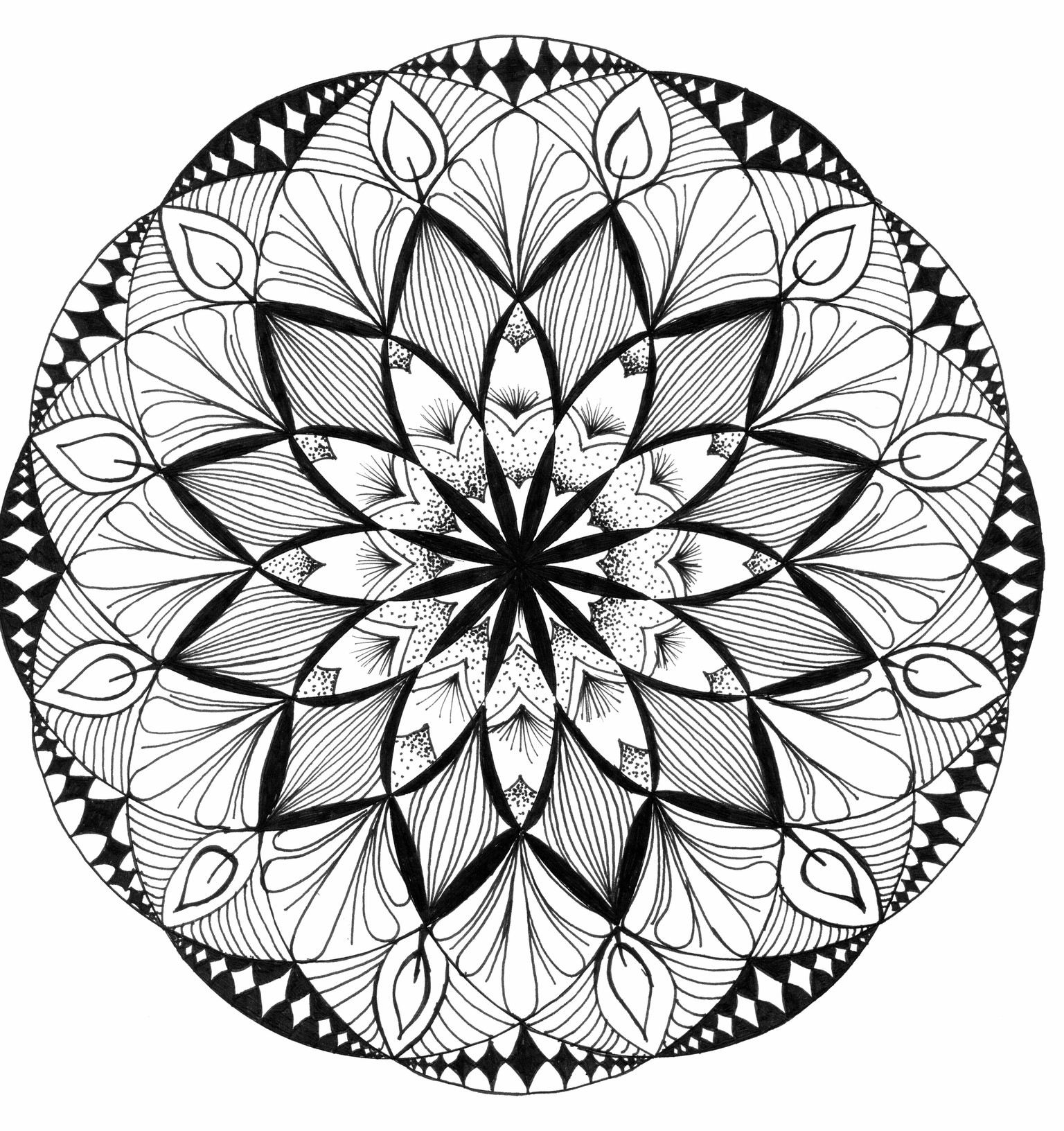 Shape Drawings and Mandala - image 4 - student project