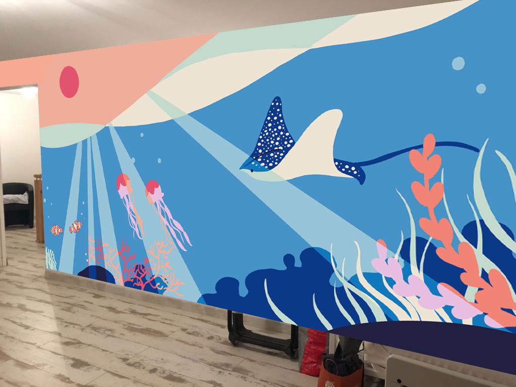 Mural in a kid room - image 3 - student project