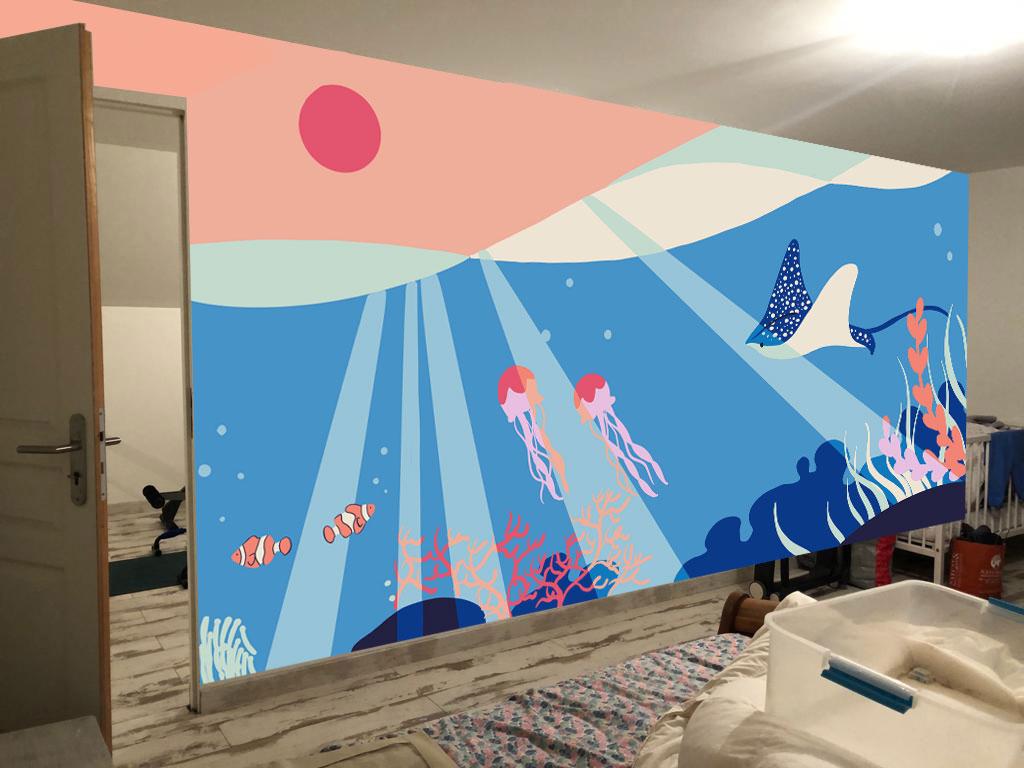 Mural in a kid room - image 2 - student project