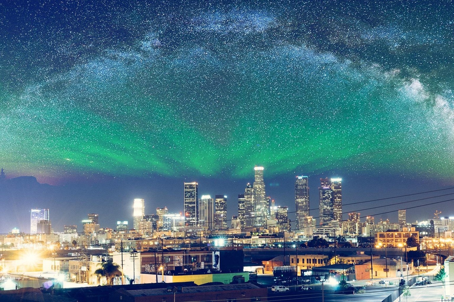 Aurora borealis - image 1 - student project