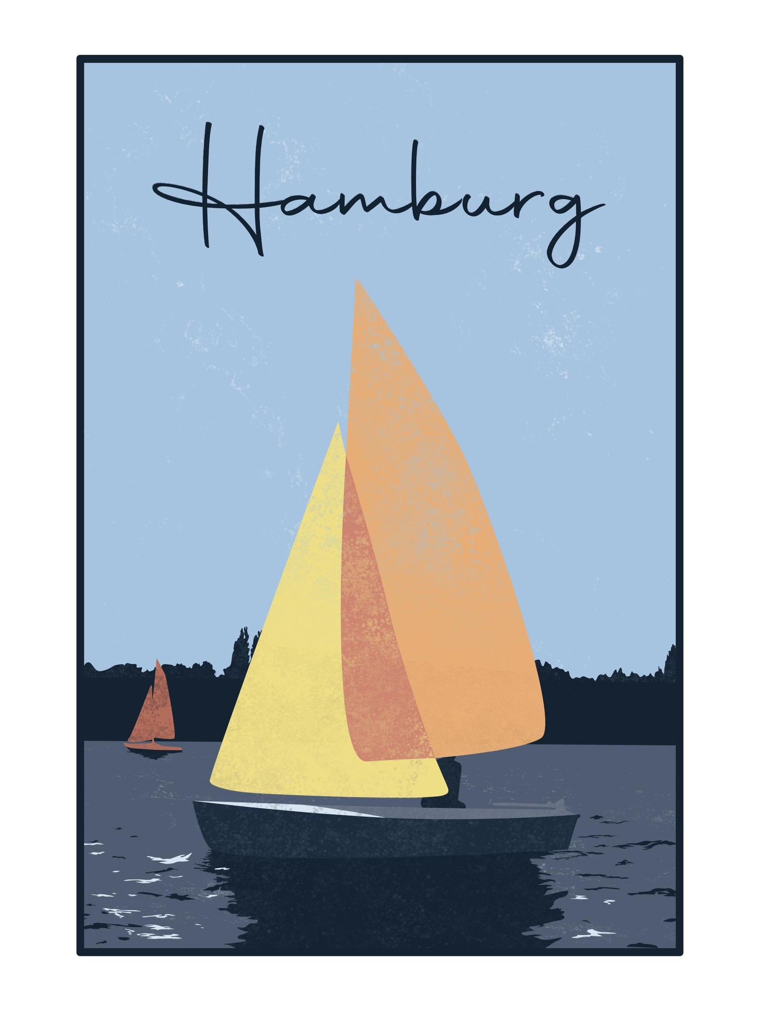 Hamburg Außenalster Sailing Boat - image 1 - student project