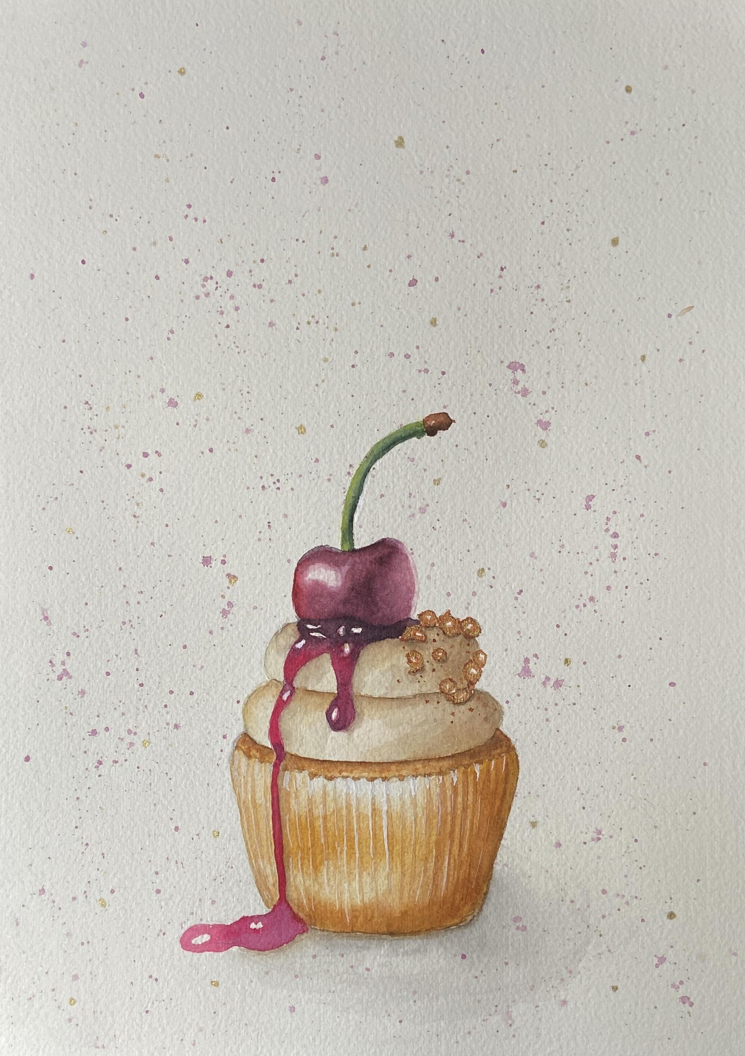 Cherry cupcake - image 1 - student project