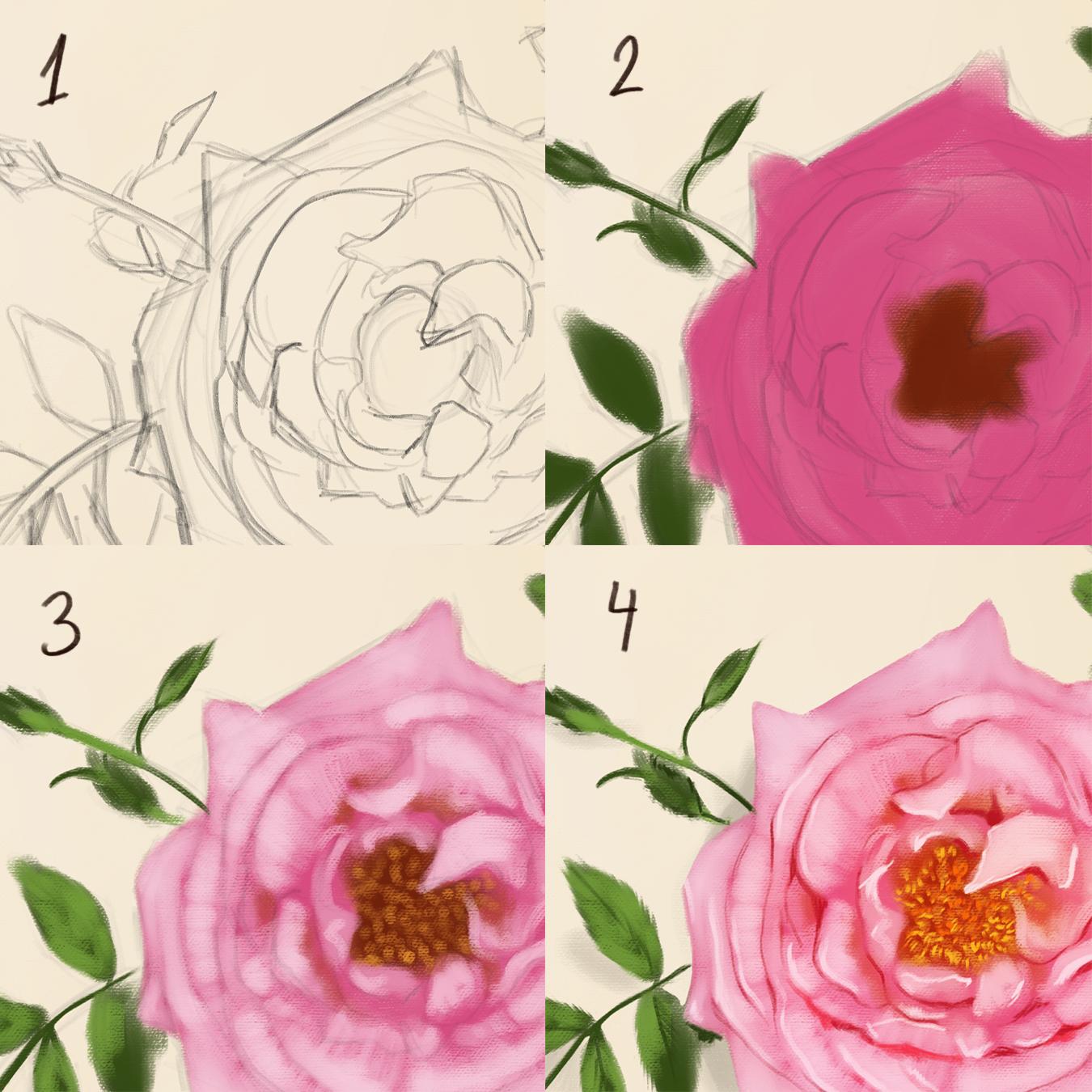 Pink Rose - image 2 - student project
