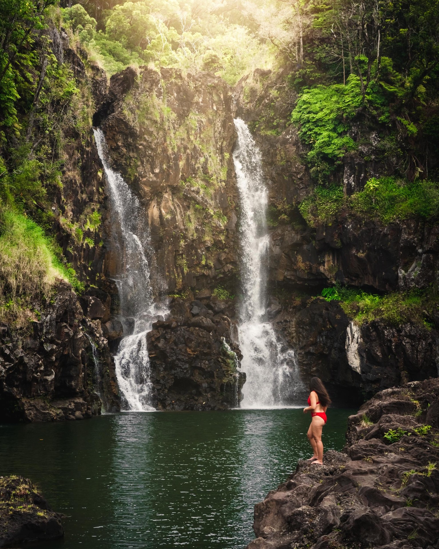 Hawaiian Waterfall - image 2 - student project