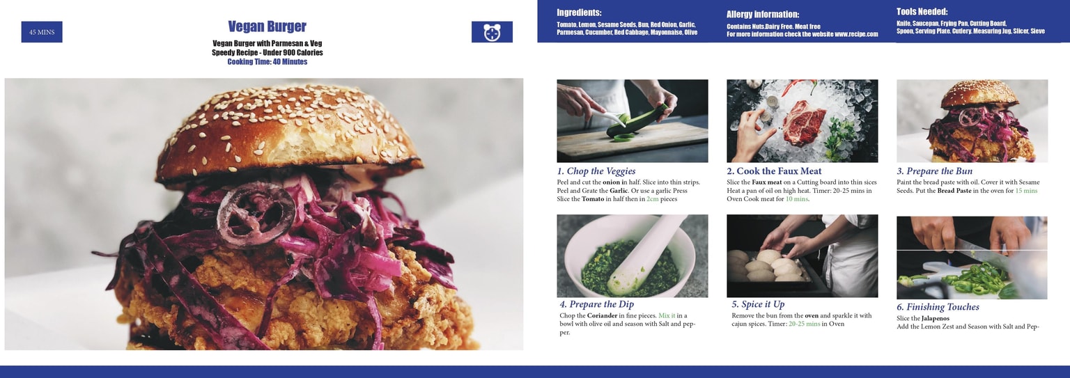 Vegan Burger - image 1 - student project