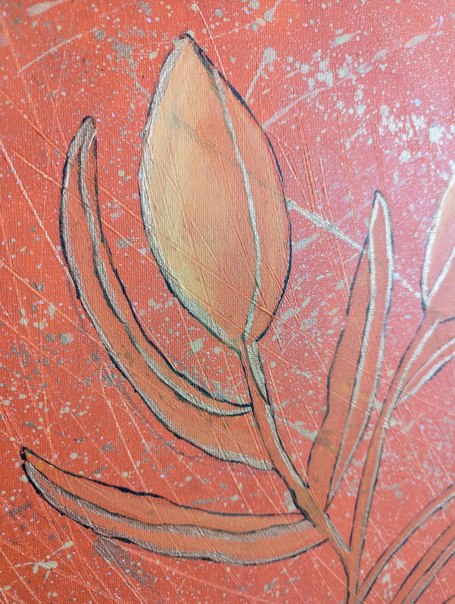 My version of this fun abstract painting - image 1 - student project