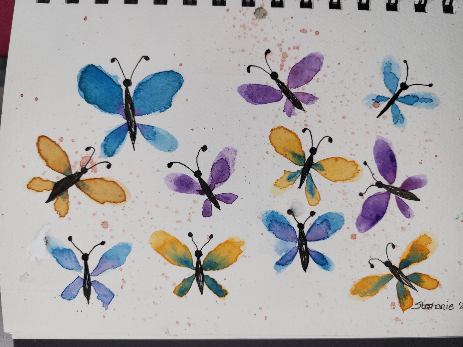 Watercolor with Line - image 1 - student project