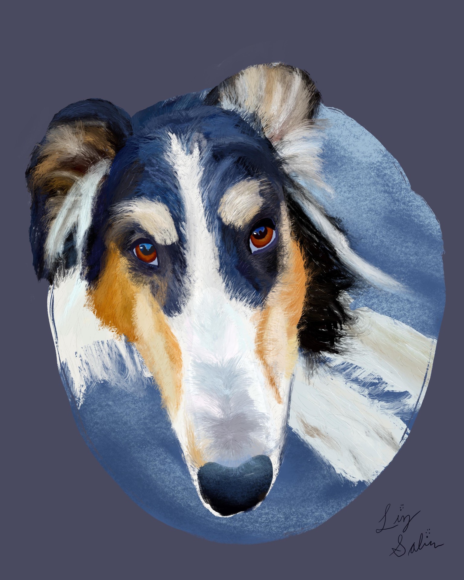Portraits of family pets, adding more as I do them - image 1 - student project