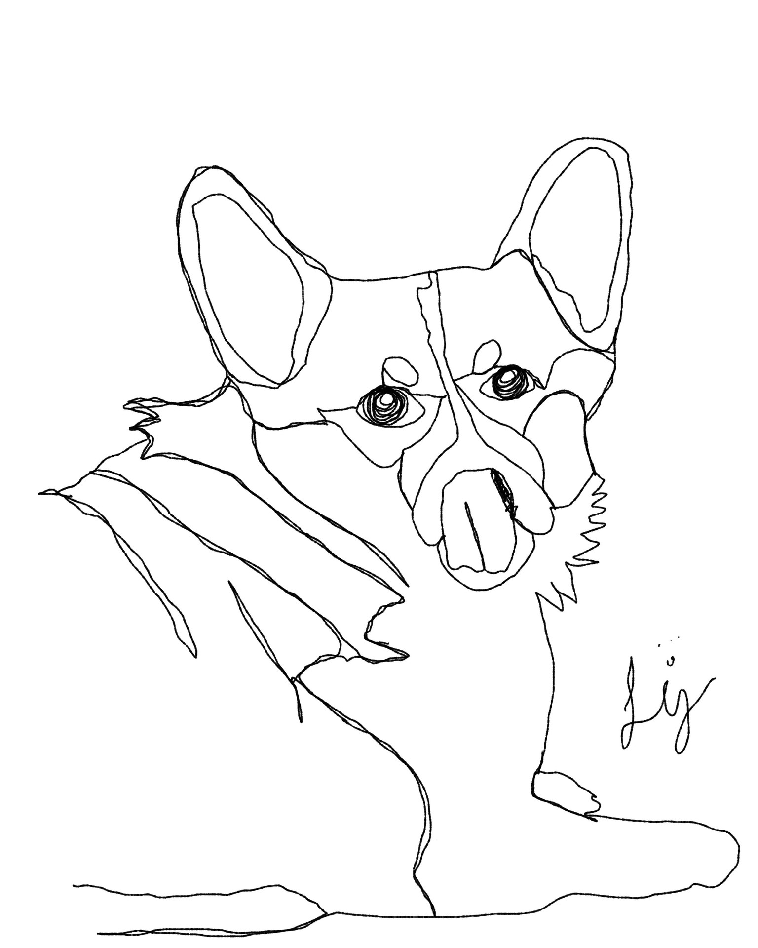 Portraits of family pets, adding more as I do them - image 13 - student project