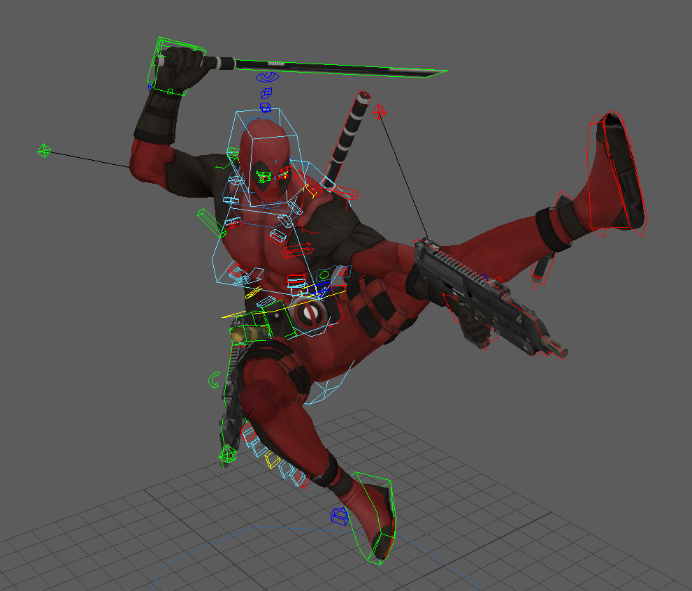 Dynamic Posing for 3D in Maya - image 2 - student project