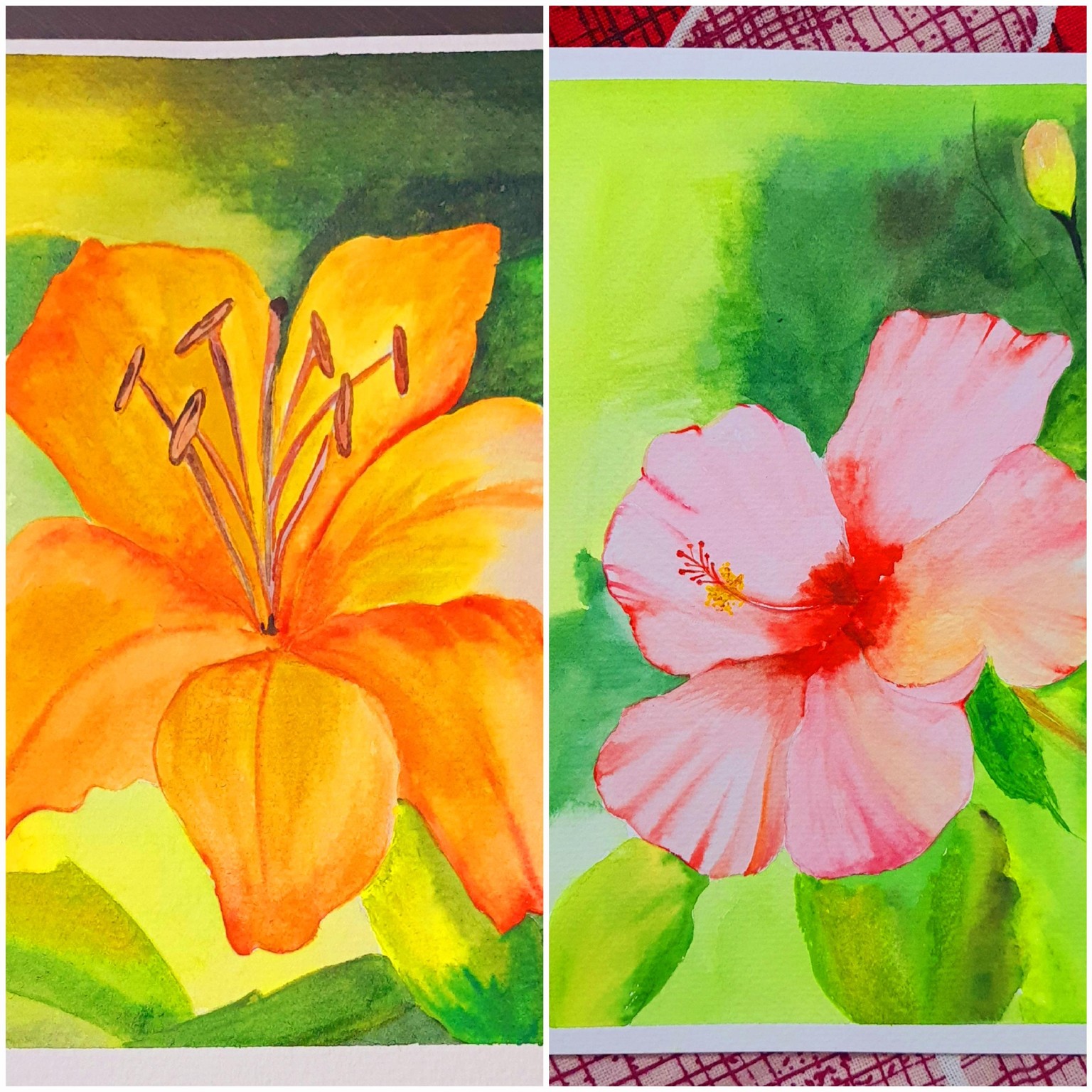 Watercolour Florals Masterclass - image 2 - student project