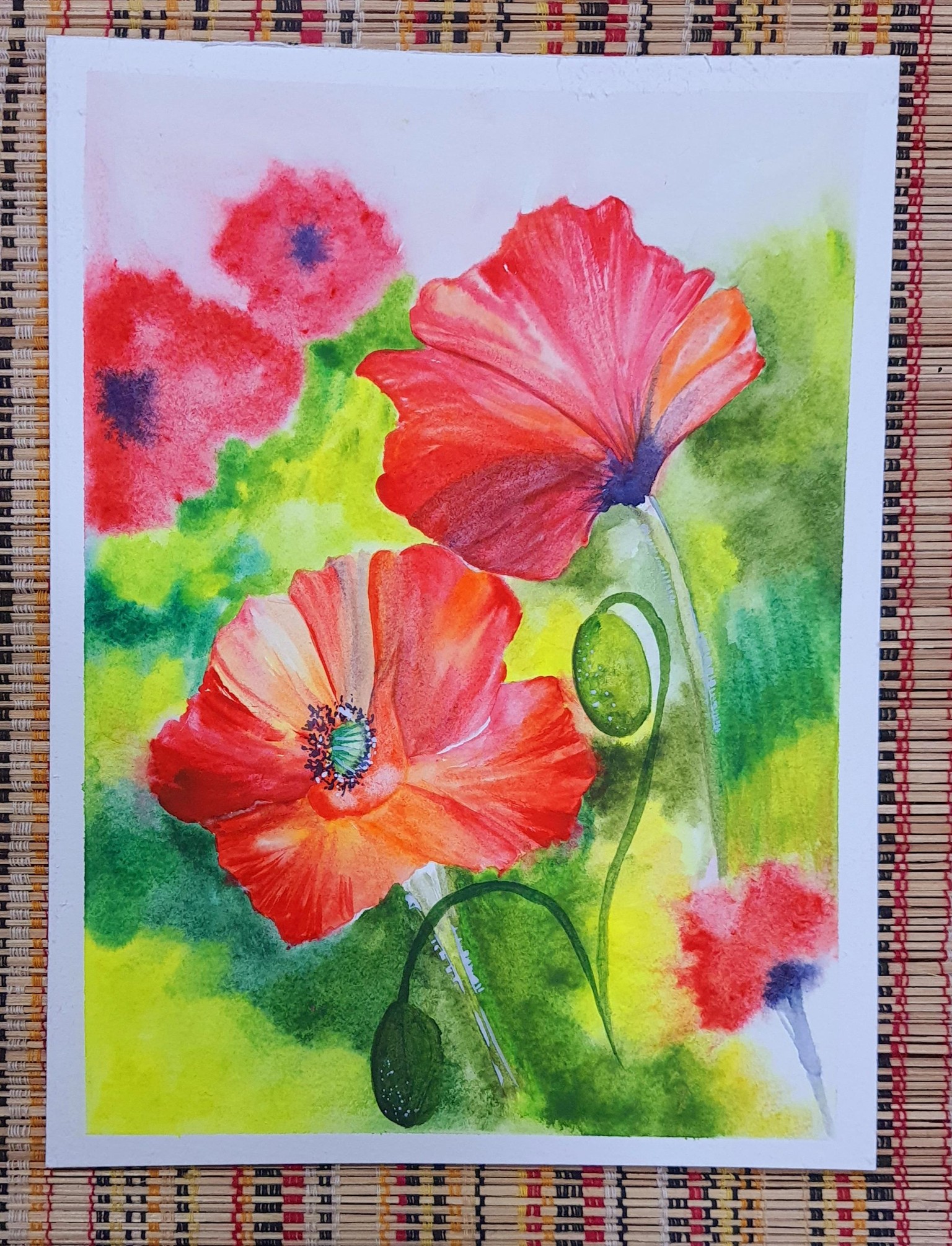 Watercolour Florals Masterclass - image 4 - student project