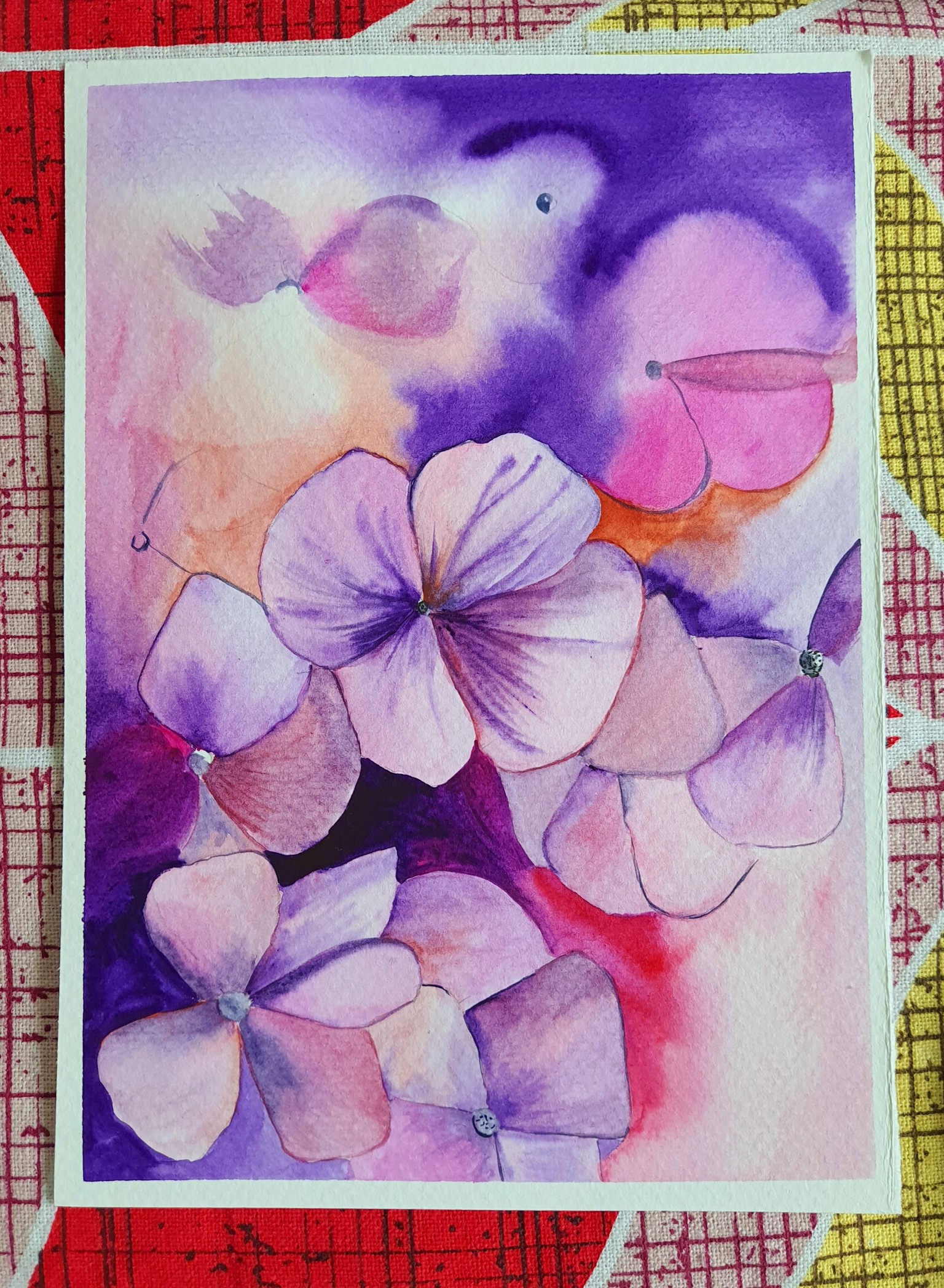 Watercolour Florals Masterclass - image 1 - student project