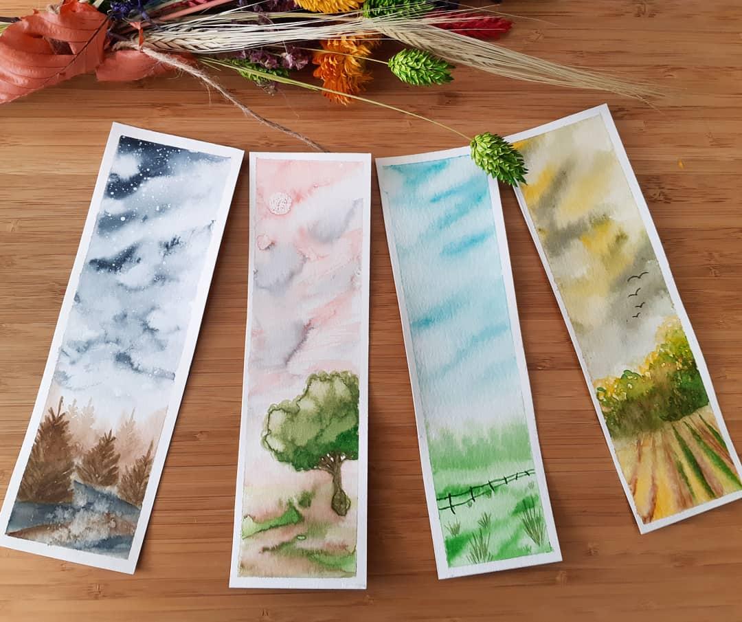 Seasons in watercolour - image 1 - student project