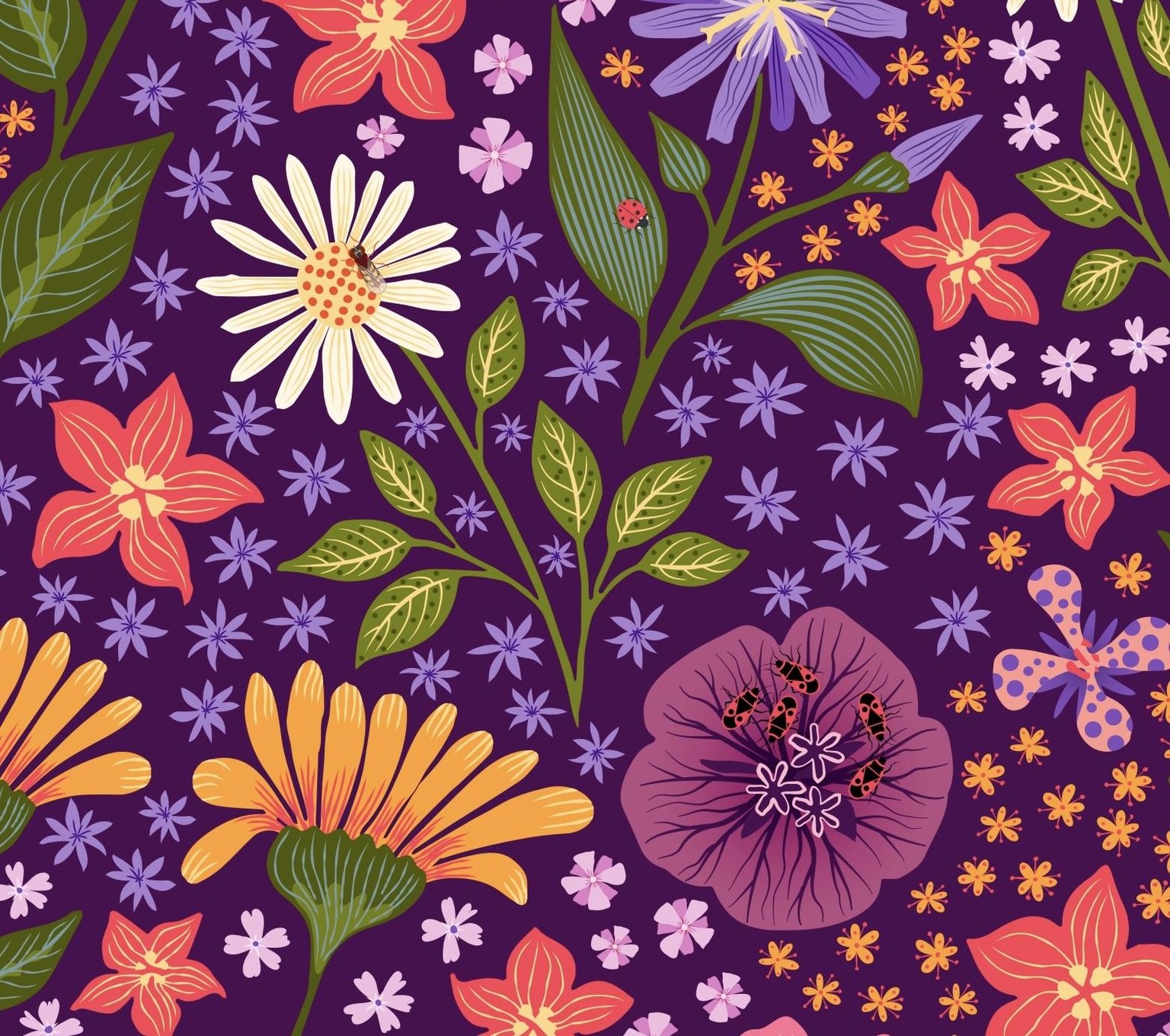 My Floral Pattern - image 1 - student project