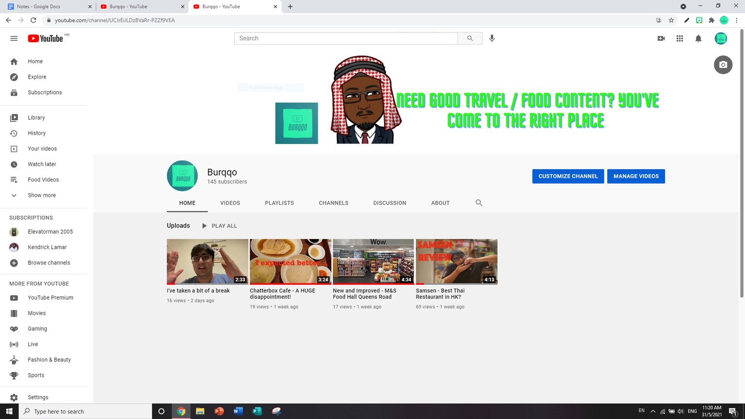 This is my channel branding - image 1 - student project
