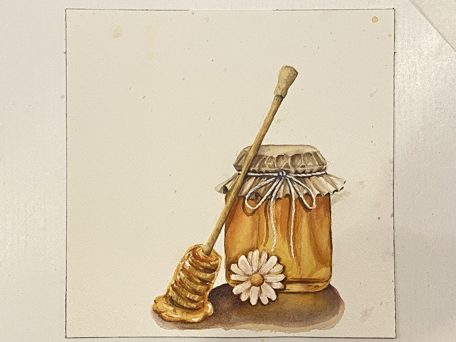 Honing. aquarel. - image 1 - student project
