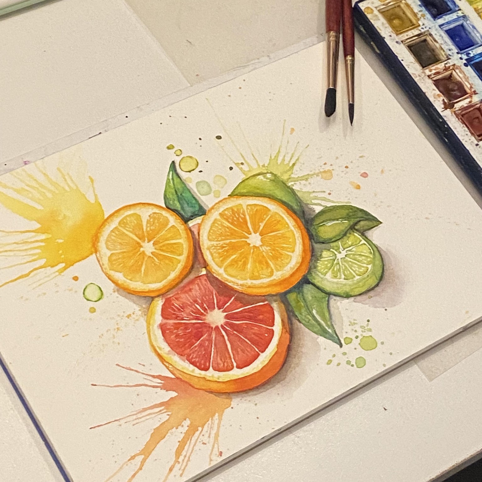 Citrus. Aquarel. - image 1 - student project