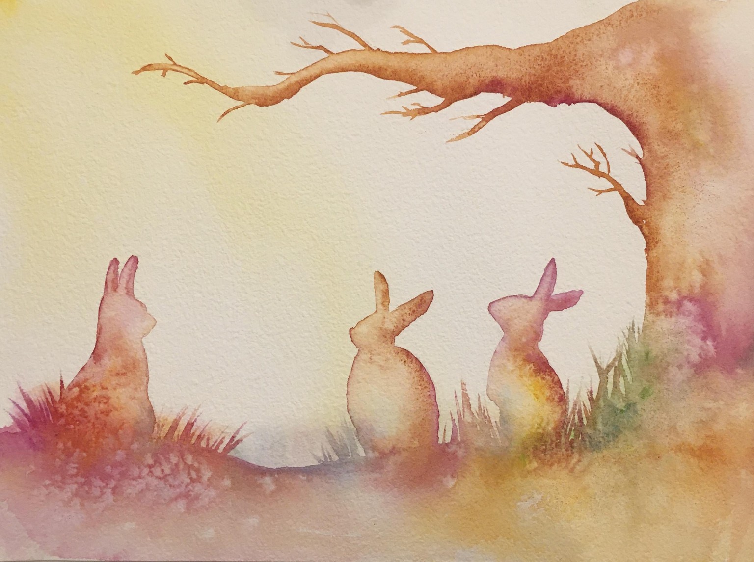 Paashazen. Aquarel. - image 1 - student project