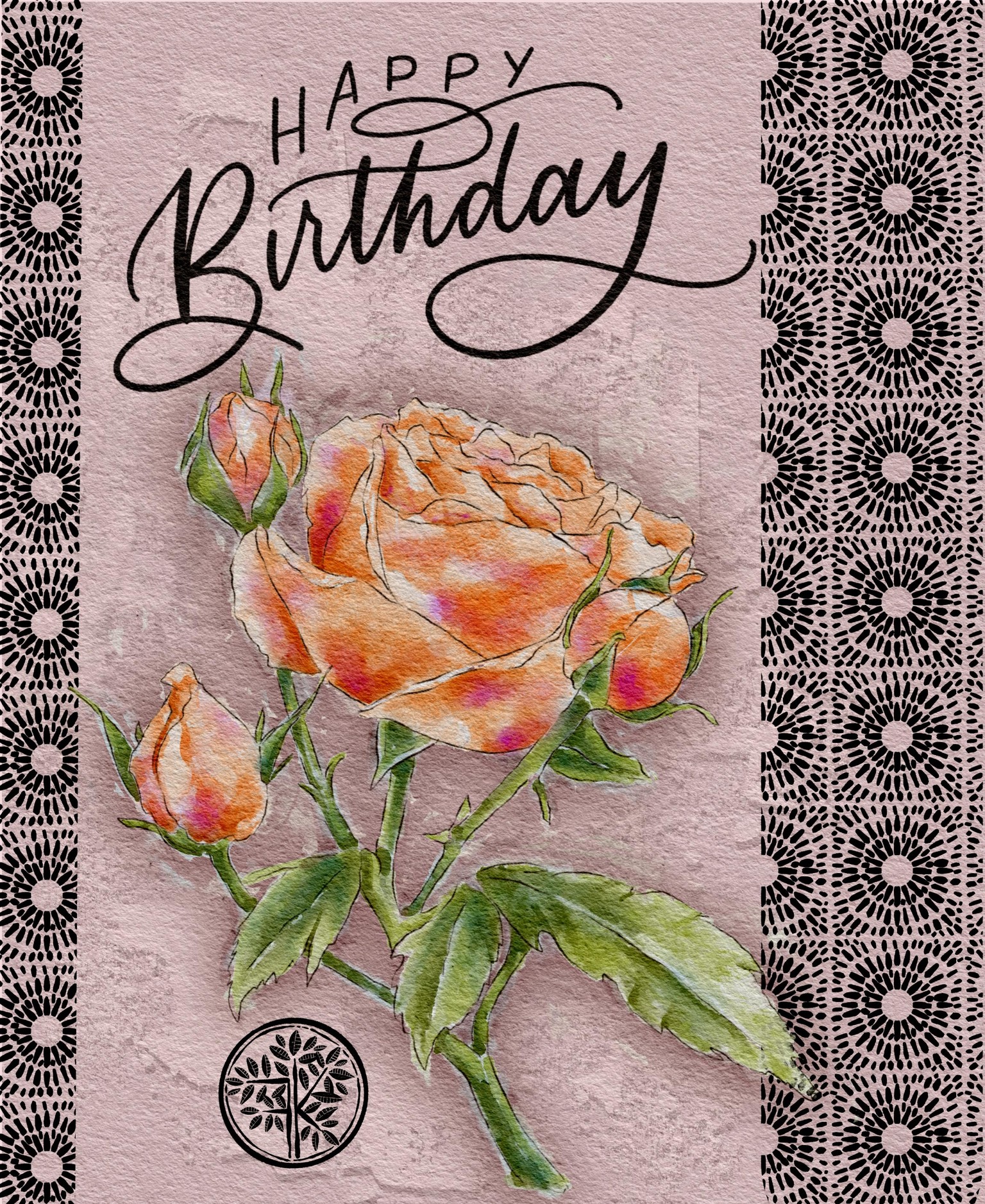 Watercolor Rose - image 2 - student project