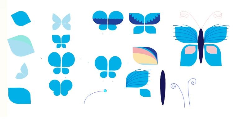 Butterflies motifs - image 1 - student project