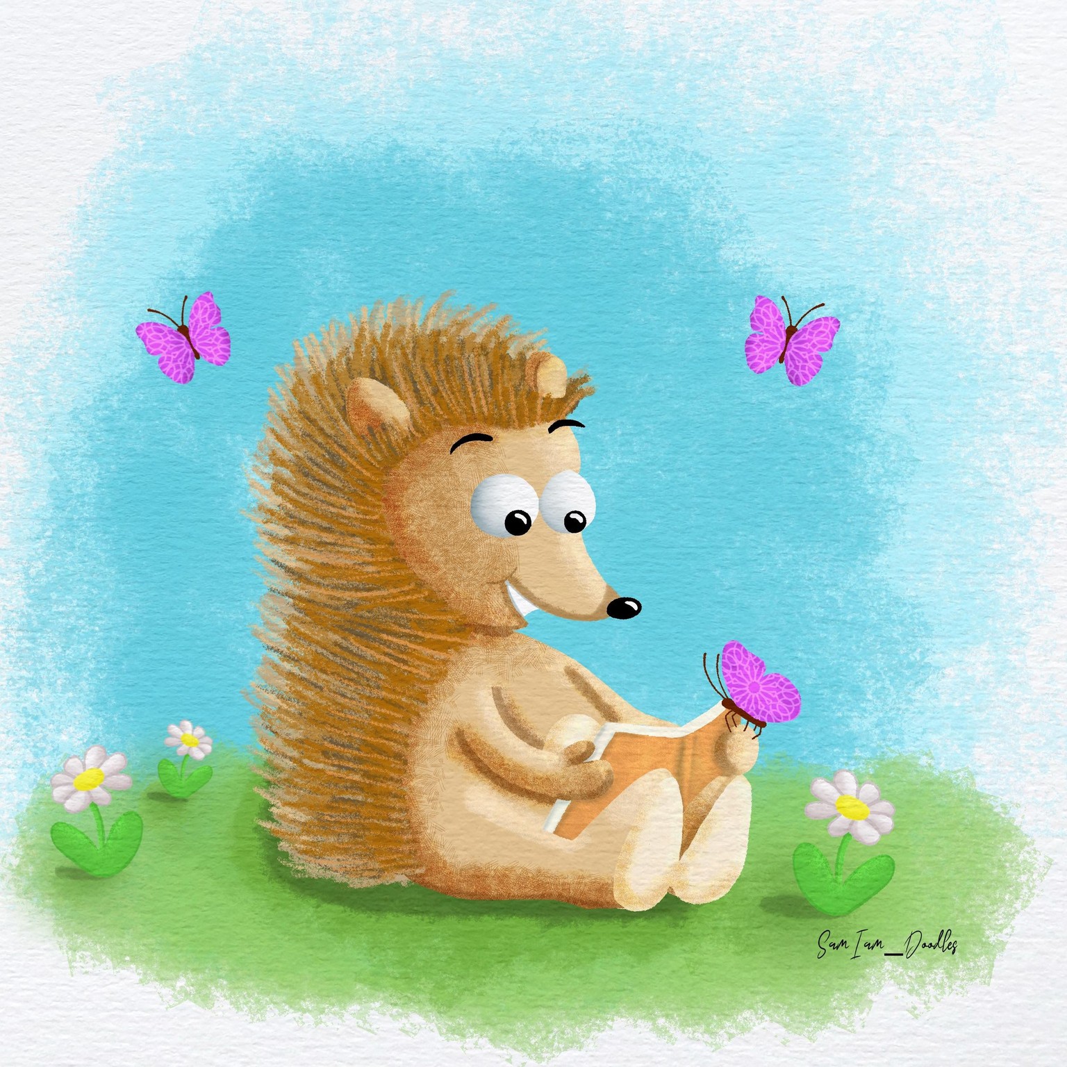 Cute little hedgehog - image 1 - student project