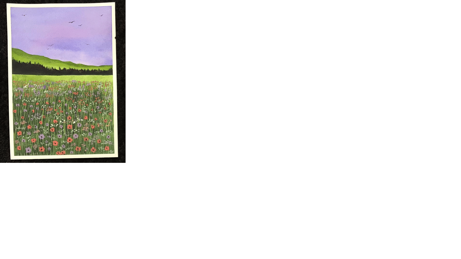 Floral meadows & dramatic skys - image 1 - student project