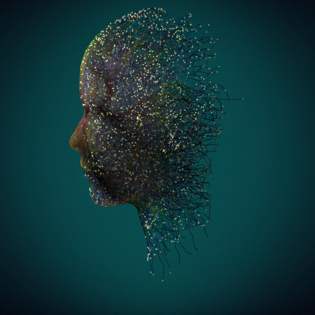 Particle head - image 1 - student project